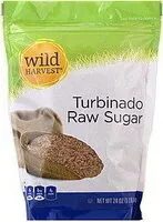 Mängden socker i Turbinado Raw Sugar