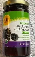 Mängden socker i Organic blackberry fruit spread