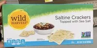 Mängden socker i Wild harvest saltine crackers topped with sea salt