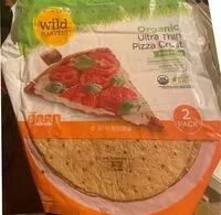 Mängden socker i Organic ultra thin pizza crust