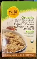 Mängden socker i Maple & brown sugar instant oatmeal