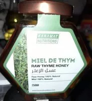 Mängden socker i Miel de thym