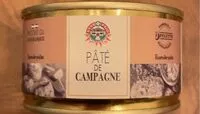 Mängden socker i Pâté de campagne