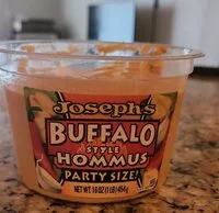 Mängden socker i Joseph's buffalo style hommus party size
