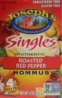 Mängden socker i Singles Authentic Roasted Red Pepper Hommus