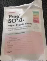 Mängden socker i Free soul vegan protein