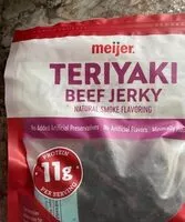 Mängden socker i Teriyaki Beef Jerky