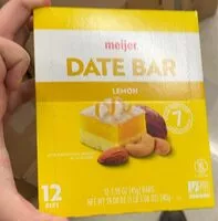Mängden socker i Date Bar