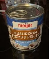 Mängden socker i Mushroom stems and pieces