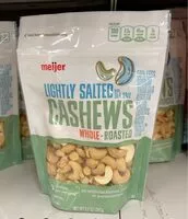 Mängden socker i Lightly salted whole roasted cashews with sea salt