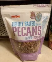 Mängden socker i Lightly salted halves roasted pecans with sea salt
