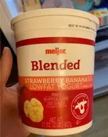 Mängden socker i Strawberry banana lowfat yogurt