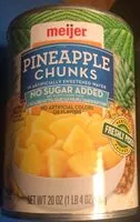 Mängden socker i Pineapple chunks