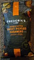 Mängden socker i Frederick's Crinkle Kettle Sweet Pickled Habanero potato chips