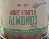 Mängden socker i Honey roasted whole almonds