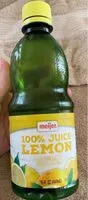 Mängden socker i 100% Lemon Juice