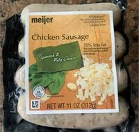 Mängden socker i Chicken sausage