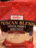 Mängden socker i Tuscan blend shaved cheese