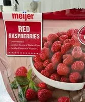 Mängden socker i Red raspberries