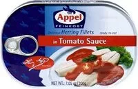 Mängden socker i Herring in tomato sauce