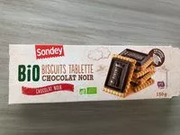 Mängden socker i Biscuits tablette chocolat noir