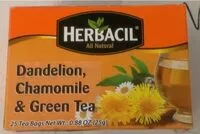 Mängden socker i Dandelion, Chamomile & Green Tea