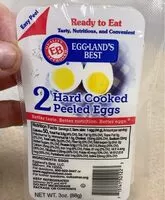 Mängden socker i Egg land's best hard cooked peeled eggs