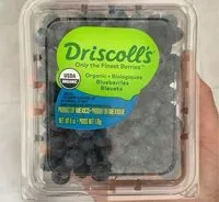 Mängden socker i Organic Blueberries