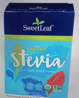 Mängden socker i Sweetleaf, organic stevia
