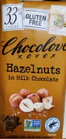 Mängden socker i Hazelnuts in milk chocolate bar