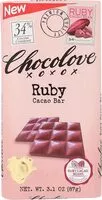 Mängden socker i Chocolate bar ruby cacao