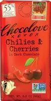 Mängden socker i Chillies and cherries in dark chocolate bar ounces