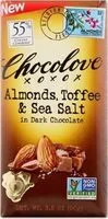 Mängden socker i Toffee & Sea Salt In Dark Chocolate