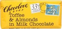 Mängden socker i Toffee & Almonds In Milk Chocolate