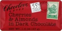 Mängden socker i Xoxox premium chocolate bar dark chocolate cherries