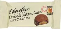 Mängden socker i Almond Butter Cups Milk Chocolate