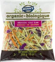 Mängden socker i Mann's, organic broccoli cole slaw