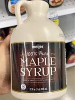 Mängden socker i Maple syrup