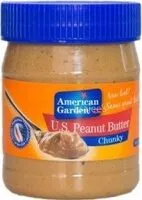 Mängden socker i American Garden Peanut Butter Crunchy