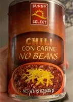 Mängden socker i Chili con carne No Beans
