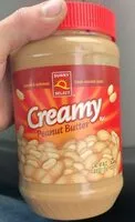 Mängden socker i Creamy peanut butter