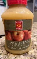 Mängden socker i Unsweetened Applesauce