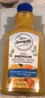 Mängden socker i premium orange juice