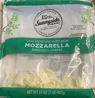 Mängden socker i Low moisture part skim mozzarella shredded cheese