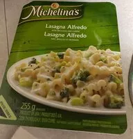 Mängden socker i Lasagna Alfredo with broccoli and cheese