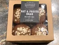 Mängden socker i Oat & Fruits Bran Muffins