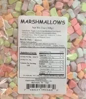 Mängden socker i Marshmallows (dry)