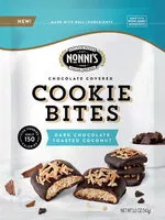 Mängden socker i Nonni's dark chocolate toasted coconut cookie bites