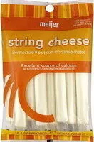 Mängden socker i String Cheese