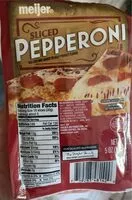 Mängden socker i Sliced pepperoni